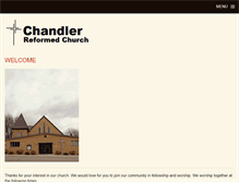 Tablet Screenshot of chandlerreformed.org